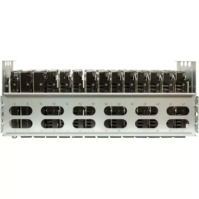 Tietokonekotelo Inter-Tech 4F28 rack musta, hopea