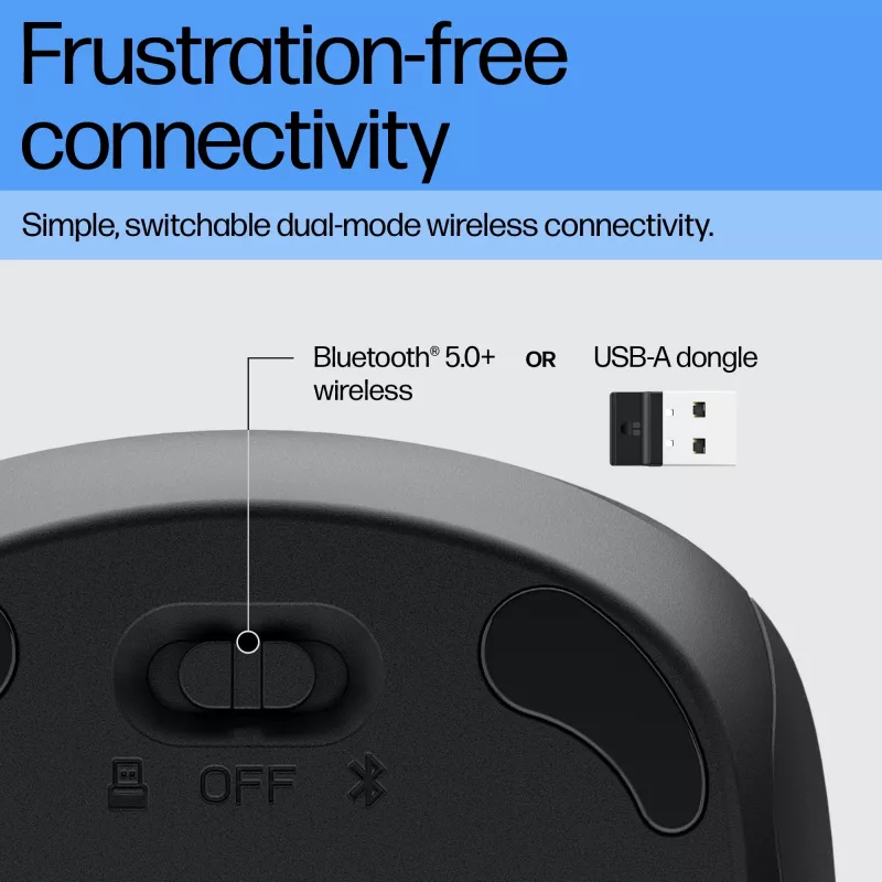 Hiiri HP 255 Dual Wireless -hiiri RF langaton + Bluetooth