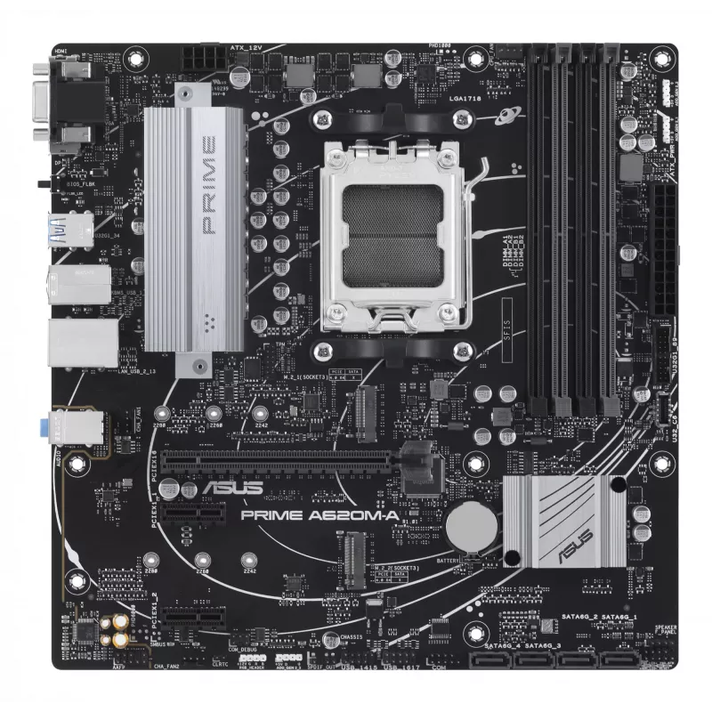 Emolevy ASUS PRIME A620M-A-CSM AMD A620 kanta AM5 micro ATX