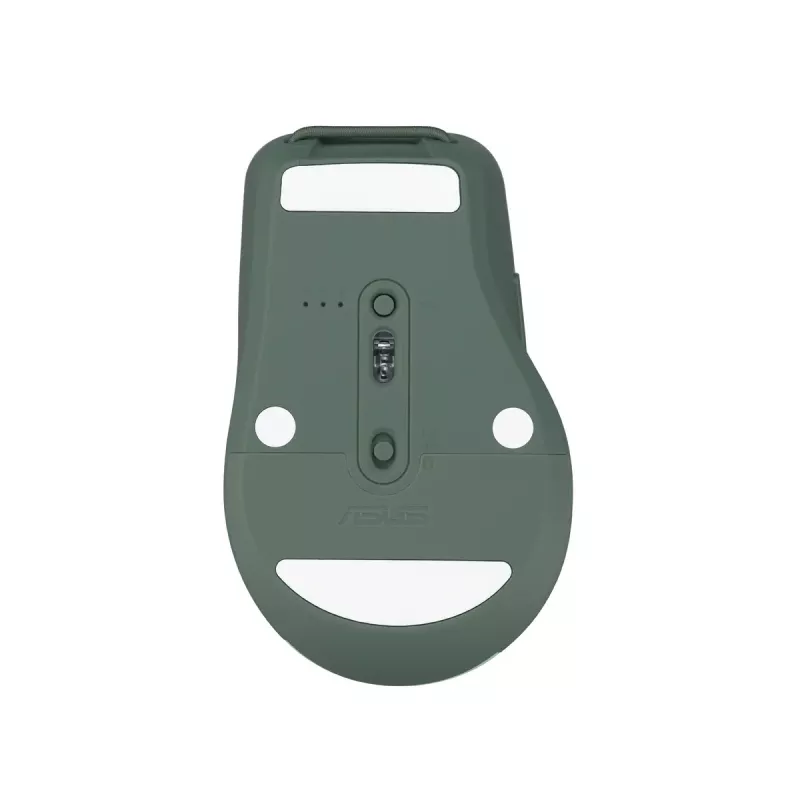 Hiiri ASUS SmartO MD200 Silent Plus – molempikätinen RF langaton + Bluetooth, optinen 4200 DPI, 6 painiketta, vihreä