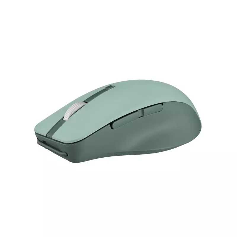 Hiiri ASUS SmartO MD200 Silent Plus – molempikätinen RF langaton + Bluetooth, optinen 4200 DPI, 6 painiketta, vihreä