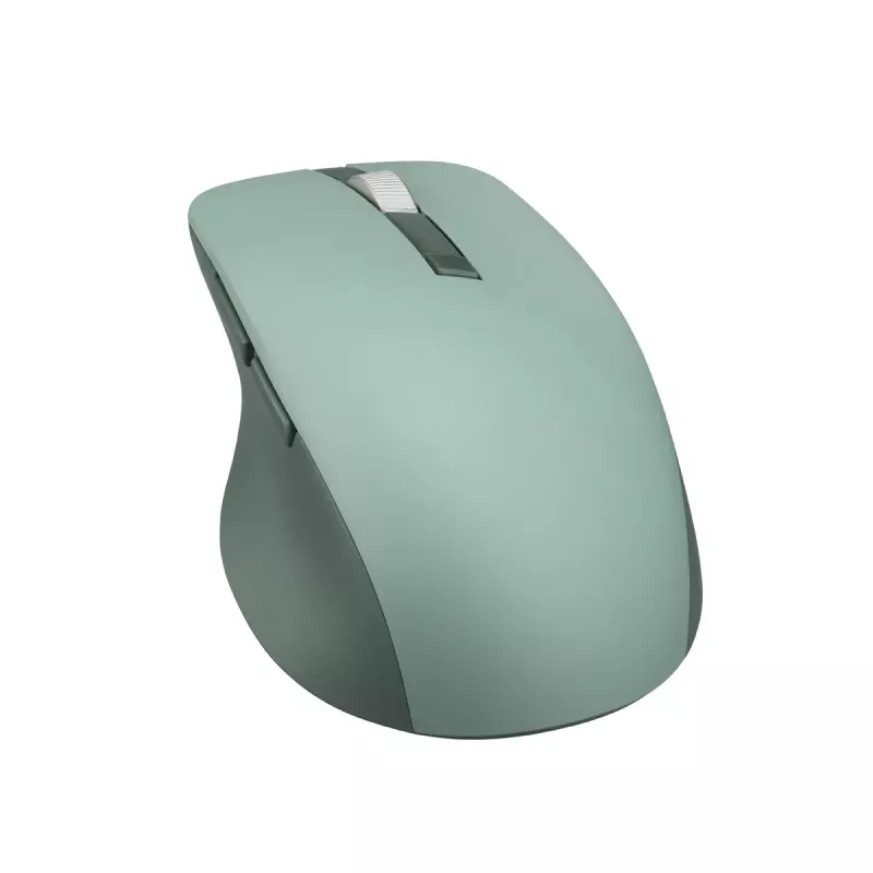 Hiiri ASUS SmartO MD200 Silent Plus – molempikätinen RF langaton + Bluetooth, optinen 4200 DPI, 6 painiketta, vihreä
