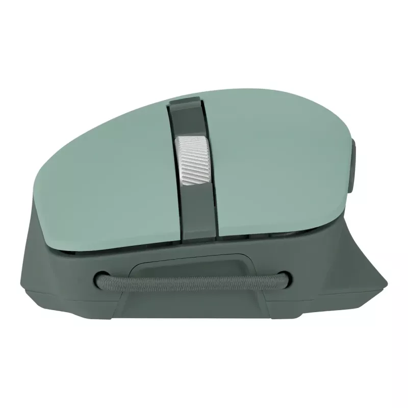 Hiiri ASUS SmartO MD200 Silent Plus – molempikätinen RF langaton + Bluetooth, optinen 4200 DPI, 6 painiketta, vihreä