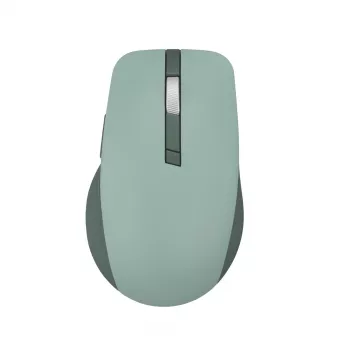 Hiiri ASUS SmartO MD200 Silent Plus – molempikätinen RF langaton + Bluetooth, optinen 4200 DPI, 6 painiketta, vihreä