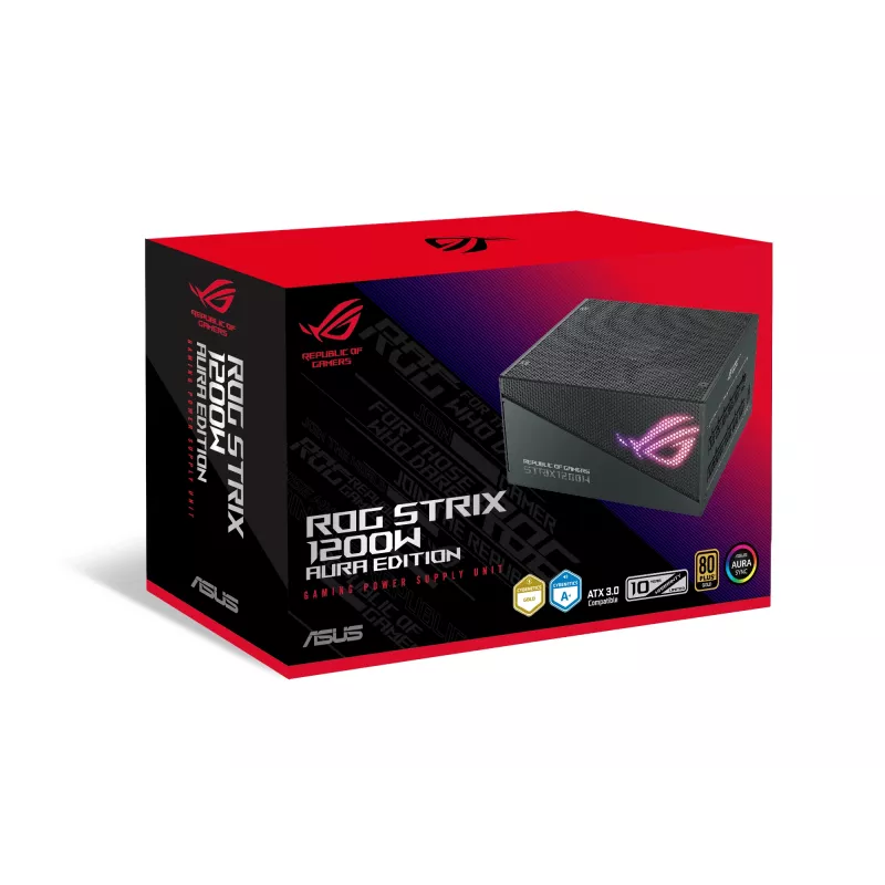 ASUS ROG STRIX 1200W Gold Aura Edition virtalähde 20+4 pin ATX ATX musta