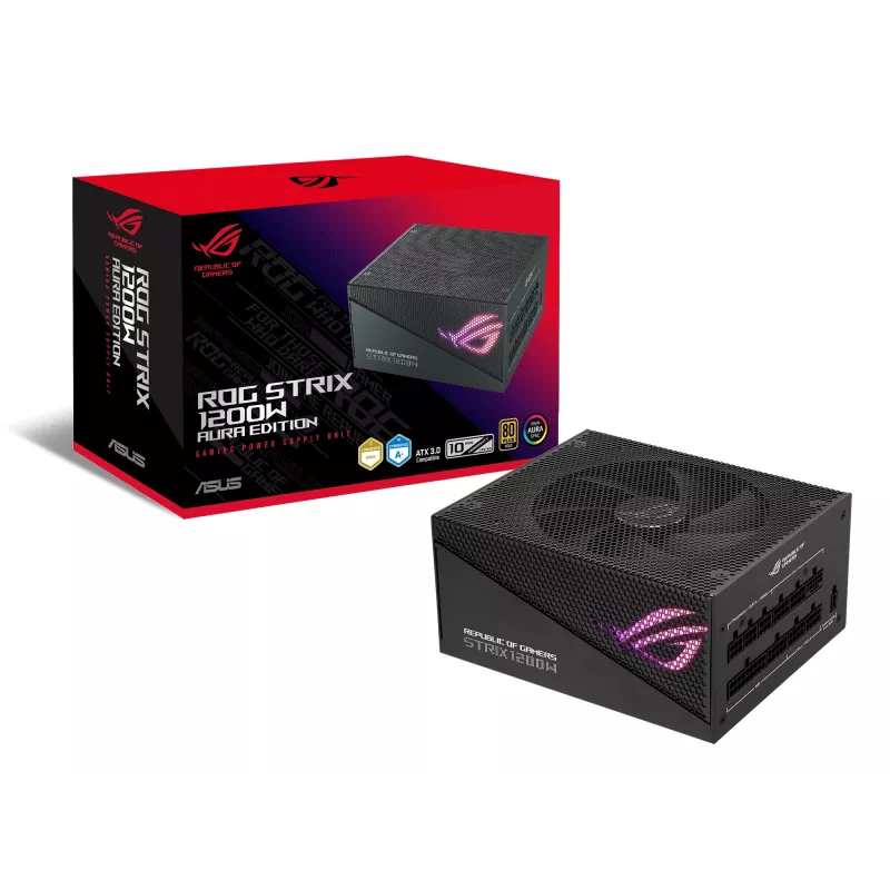 ASUS ROG STRIX 1200W Gold Aura Edition virtalähde 20+4 pin ATX ATX musta
