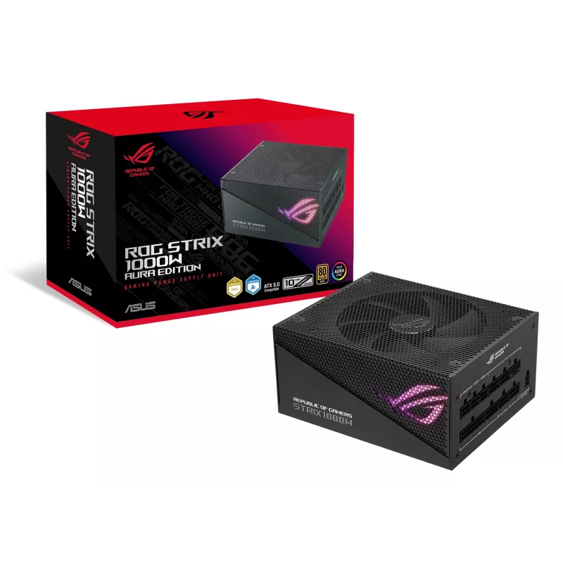 ASUS ROG Strix 1000W Gold Aura Edition virtalähde 20+4 pin ATX ATX musta