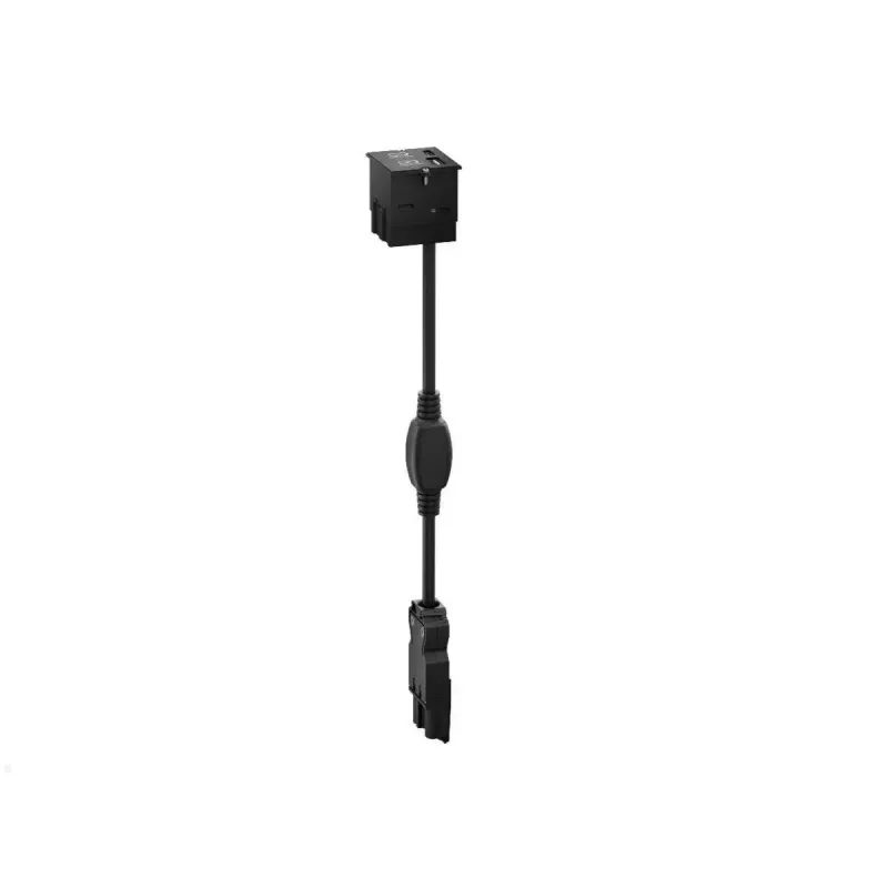Pistorasiamoduuli USB-A + USB-C Bachmann 917.227 musta IP20 250V