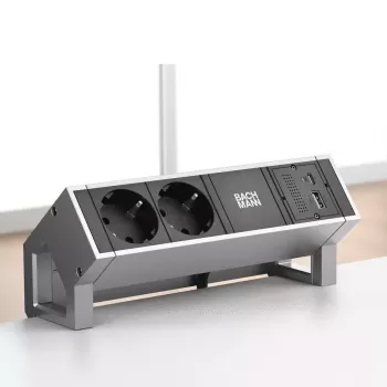 Bachmann 917.229 CM porttitoistinmoduuli, USB-C PD 100 W, 2x USB-A, Mini DisplayPort, RJ45
