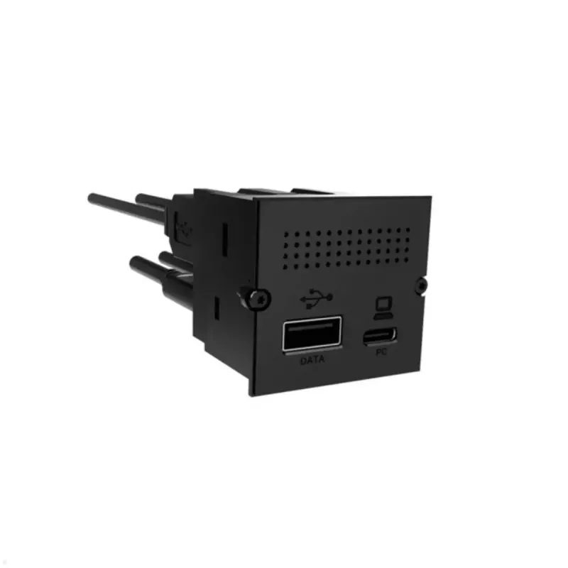 Bachmann 917.229 CM porttitoistinmoduuli, USB-C PD 100 W, 2x USB-A, Mini DisplayPort, RJ45