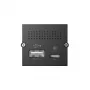 Bachmann 917.229 CM porttitoistinmoduuli, USB-C PD 100 W, 2x USB-A, Mini DisplayPort, RJ45
