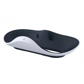 Latausteline Sony 9480693 peliohjaimelle — PlayStation 5, 5,1 V/2,8 A, musta/valkoinen, 241×136×58 mm
