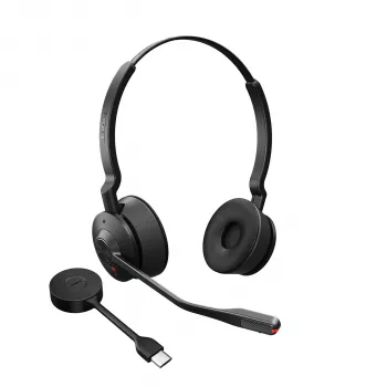 Jabra Engage 55 MS Stereo kuulokemikrofoni langaton panta toimisto/callcenter USB Type-A musta