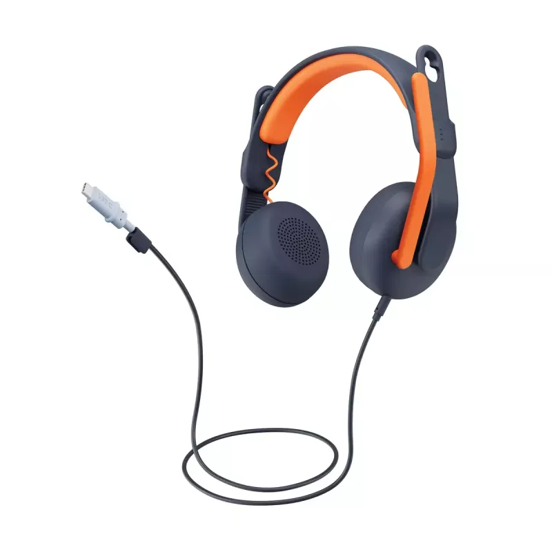 Kuulokemikrofoni Logitech Zone Learn On Ear USB-C