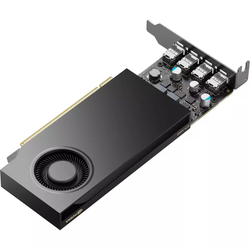 HP NVIDIA RTX A400 4GB GDDR6 näytönohjain, 4x Mini DisplayPort (9U277AA)