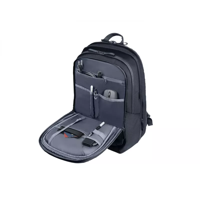 HP Travel Plus 30 l kannettavan reppu 17,3 tuumaa (43,9 cm), laajennettavissa 35 litraan, RFID-suojattu tasku, 1,08 kg, grafiitinsininen