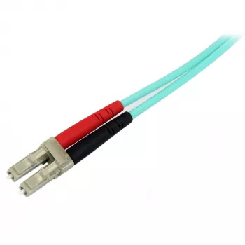 StarTech.com 10 m LC/UPC - LC/UPC OM3 monimuotokuitu-kaapeli, täysduplex 50/125 µm zipcord-kaapeli, 100G, alhainen vaimennus, LSZH kuitu-jumperkaapeli