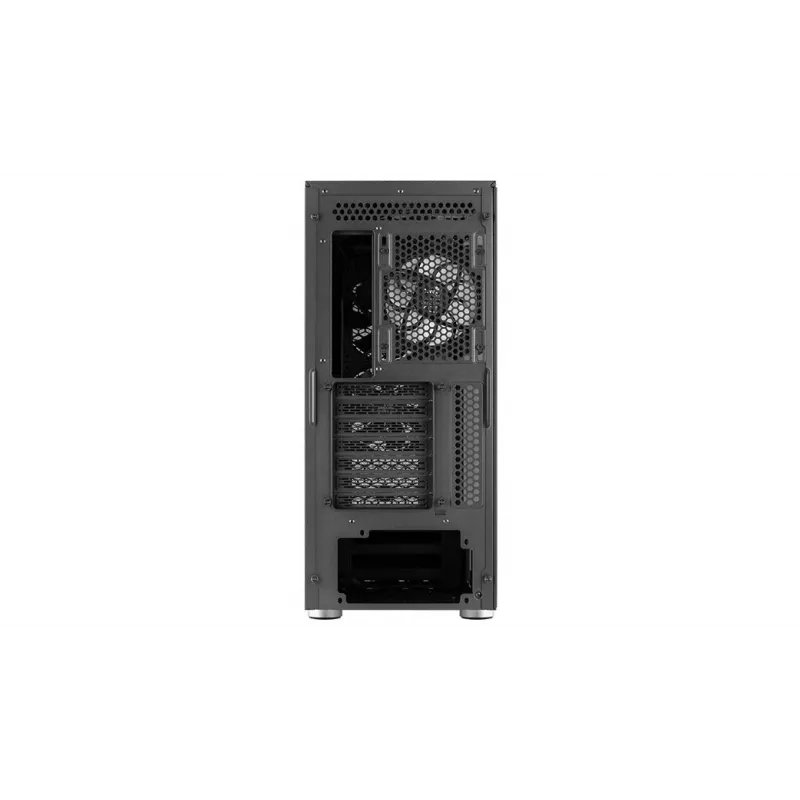 Aerocool Interstellar-G-BK-v1 Midi Tower -tietokonekotelo, ATX/Micro-ATX/Mini-ITX, ARGB, karkaistu lasi, musta