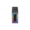 Aerocool Interstellar-G-BK-v1 Midi Tower -tietokonekotelo, ATX/Micro-ATX/Mini-ITX, ARGB, karkaistu lasi, musta