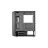 Aerocool Interstellar-G-BK-v1 Midi Tower -tietokonekotelo, ATX/Micro-ATX/Mini-ITX, ARGB, karkaistu lasi, musta