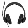 Targus AEH102GL kuulokemikrofoni johdollinen panta puhelut/musiikki USB Type-A musta