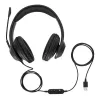 Targus AEH102GL kuulokemikrofoni johdollinen panta puhelut/musiikki USB Type-A musta