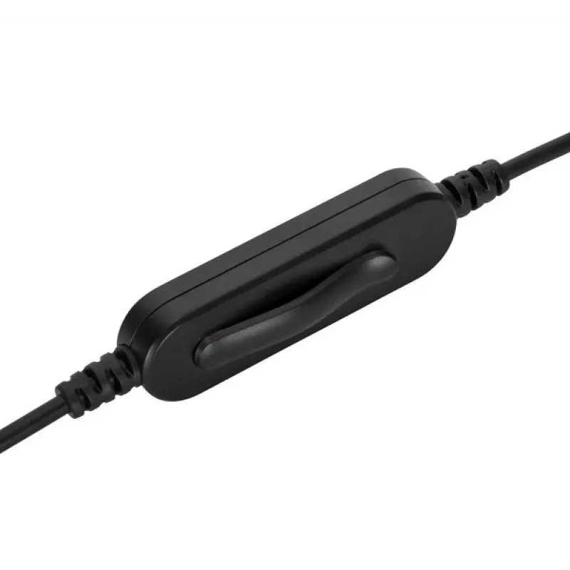 Targus AEH102GL kuulokemikrofoni johdollinen panta puhelut/musiikki USB Type-A musta