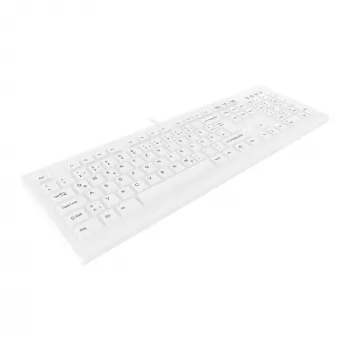 Contour Design Active Key Contour ClassicClean -lääketieteellinen näppäimistö IP68 Full-Size johdollinen valkoinen DE C8100