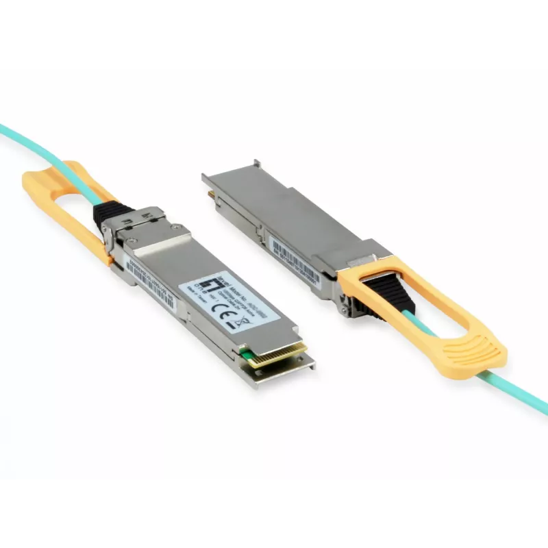 LevelOne AOC-0502 100GBase-AOC QSFP28 aktiivinen optinen kaapeli, 100 Gbps, 2 m