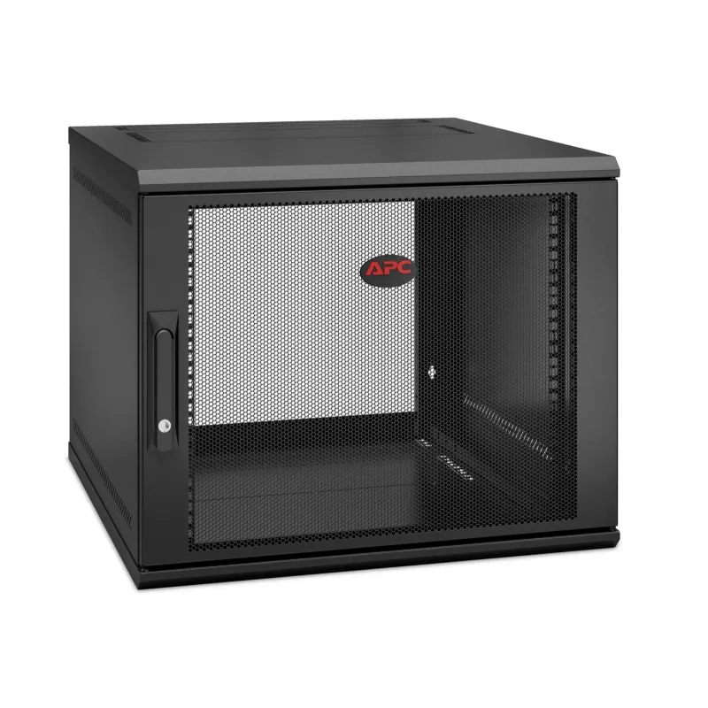 APC NetShelter WX AR109SH6, 9U, 19 tuuman patch-kaappi, seinäasennus, esikoottu, 600 mm syvä