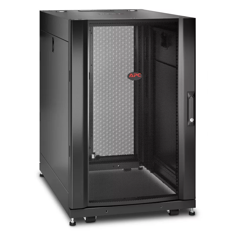 APC NetShelter SX AR3006 palvelinkaappi, 18U, 19", 600 x 900 x 925 mm, sivupaneeleilla, musta