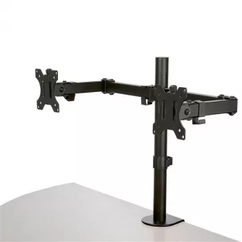 StarTech.com pöytäkiinnitys kaksoisnäyttövarsi - pöytäpuristin / läpivienti VESA-näyttökiinnike jopa 32 tuuman näytöille - ergonominen nivelletty näyttövarsi - korkeussäädettävä/kallistuva/kääntyvä/pyörivä