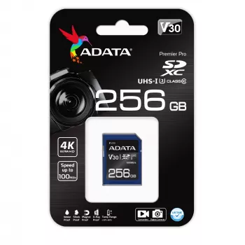 ADATA ASDX256GUI3V30S-R muistikortti 256 GB SDXC UHS-I Class 10