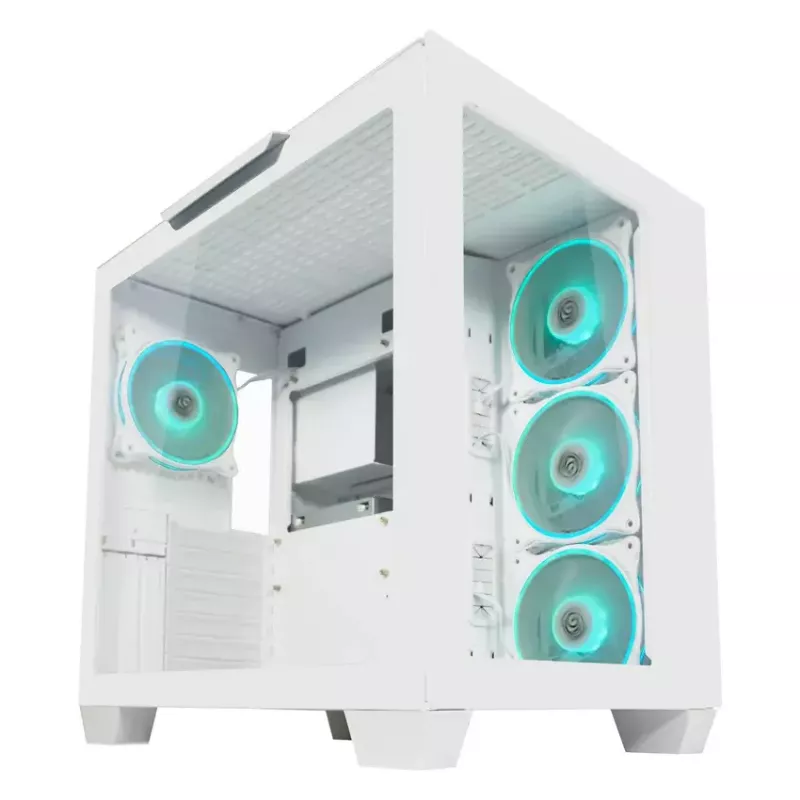 PC-kotelo LC-Power Gaming 807W Midi Tower valkoinen