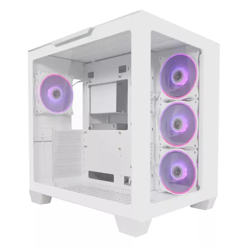 PC-kotelo LC-Power Gaming 807W Midi Tower valkoinen