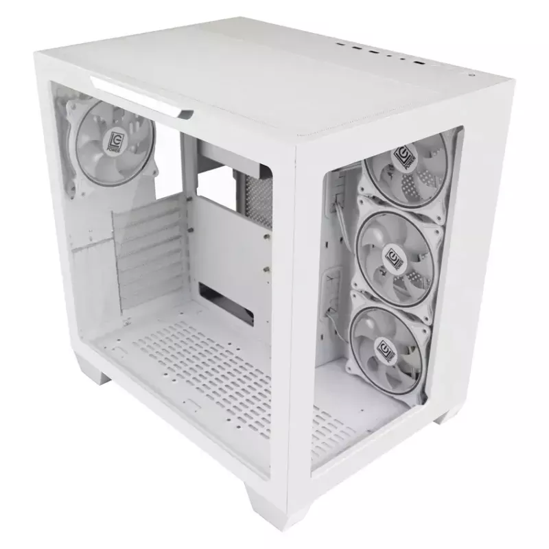 PC-kotelo LC-Power Gaming 807W Midi Tower valkoinen