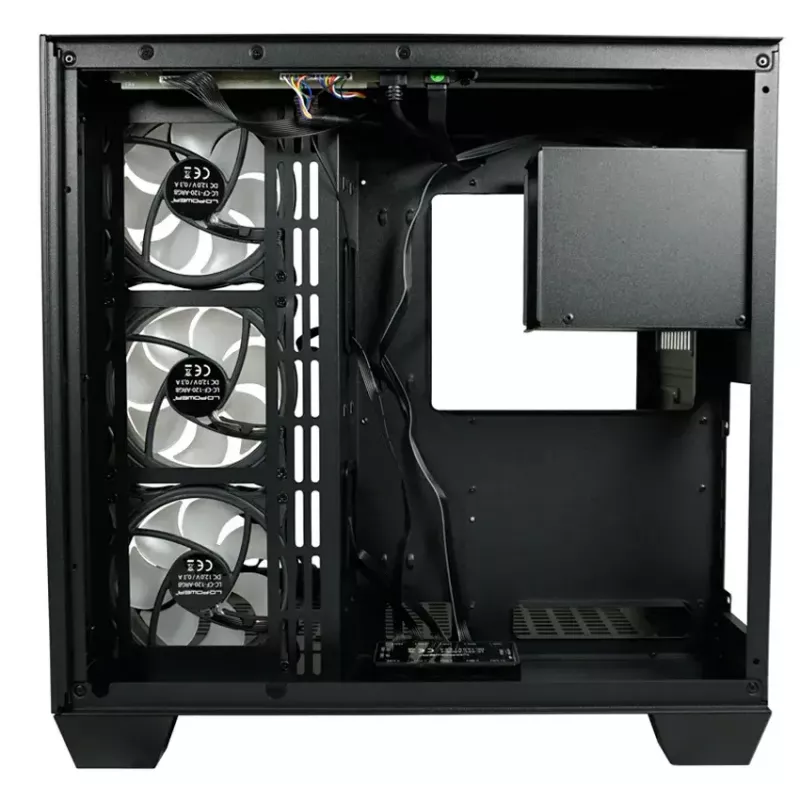 PC-kotelo LC-Power 809B Midi Tower musta