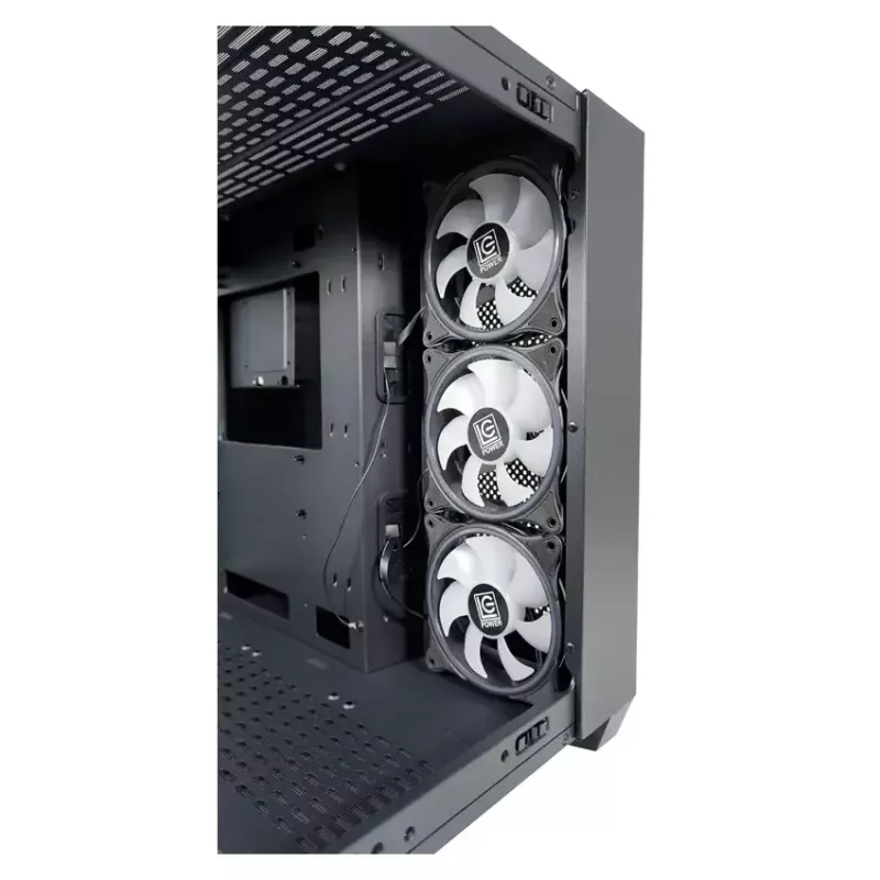 PC-kotelo LC-Power 809B Midi Tower musta