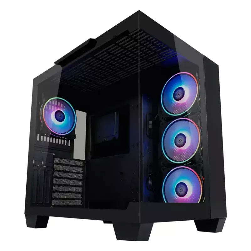PC-kotelo LC-Power 809B Midi Tower musta