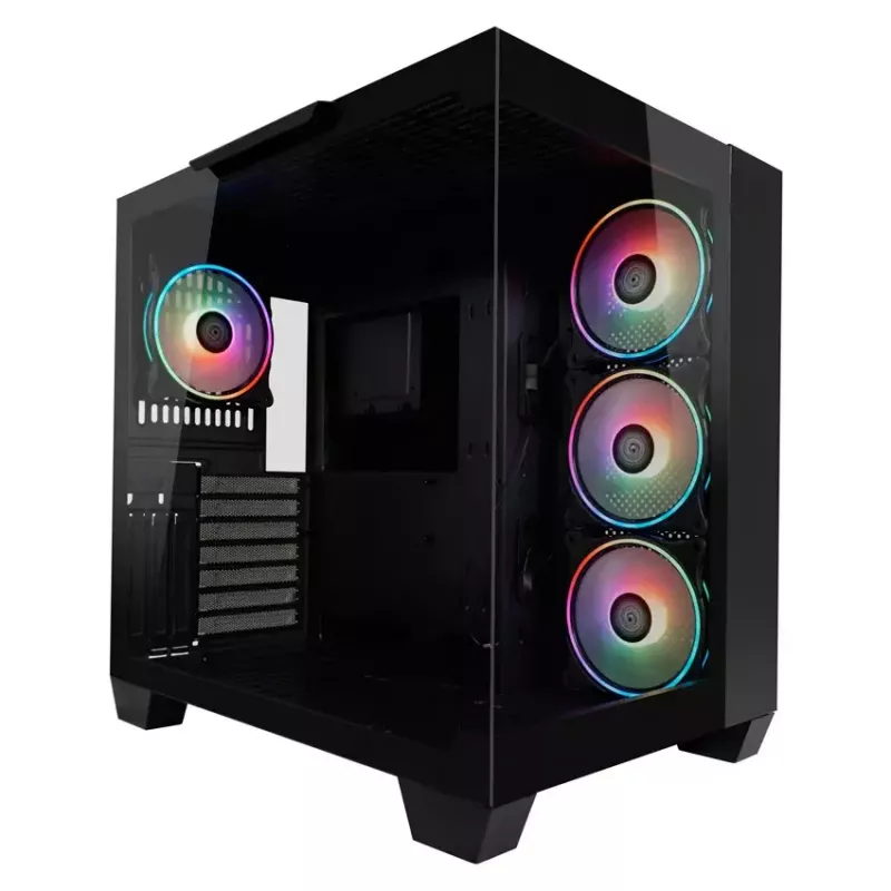 PC-kotelo LC-Power 809B Midi Tower musta