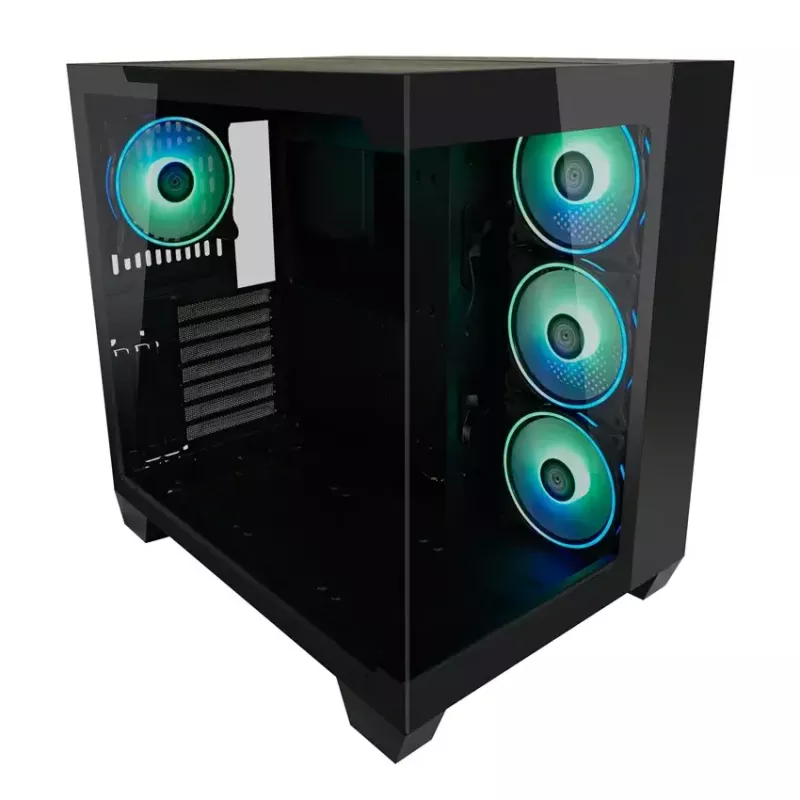 PC-kotelo LC-Power 809B Midi Tower musta