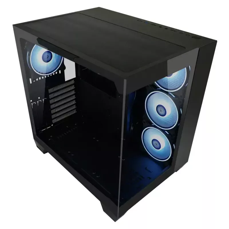 PC-kotelo LC-Power 809B Midi Tower musta