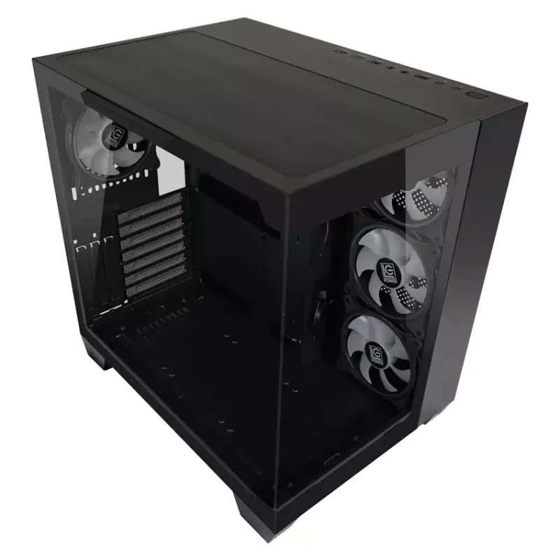 PC-kotelo LC-Power 809B Midi Tower musta