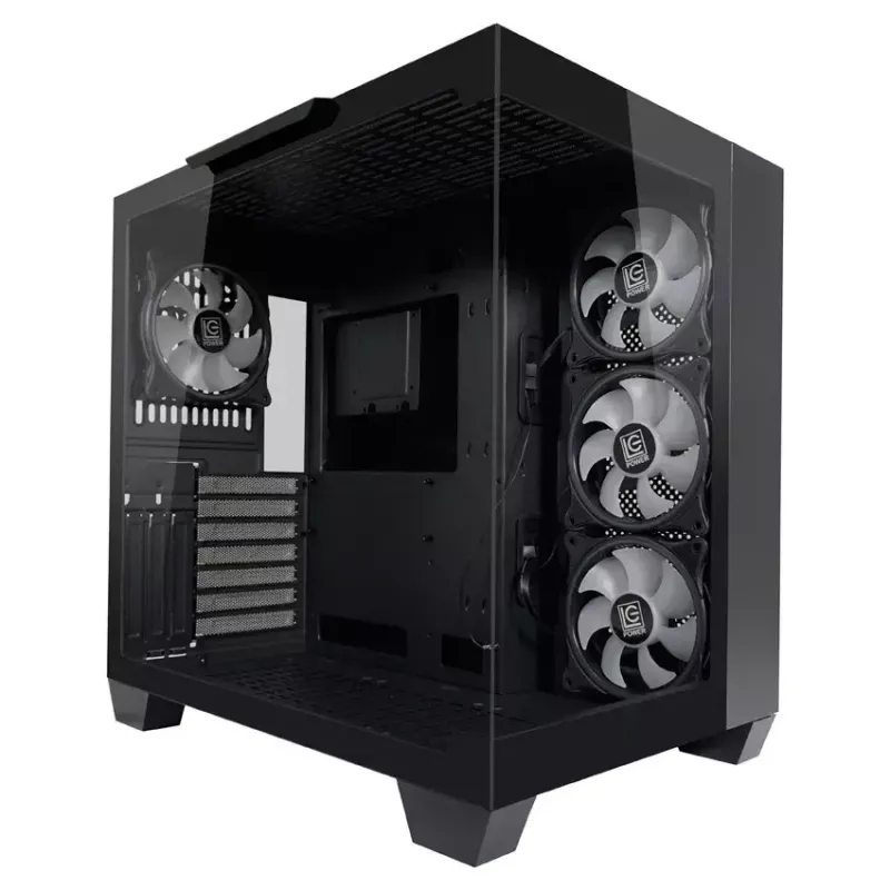 PC-kotelo LC-Power 809B Midi Tower musta