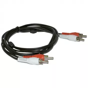 Microconnect AUDCC2 audiokaapeli 1,5 m 2 x RCA musta