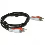 Microconnect AUDCC2 audiokaapeli 1,5 m 2 x RCA musta