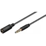 Microconnect AUDLG05G audiokaapeli 0,5 m 3,5 mm musta