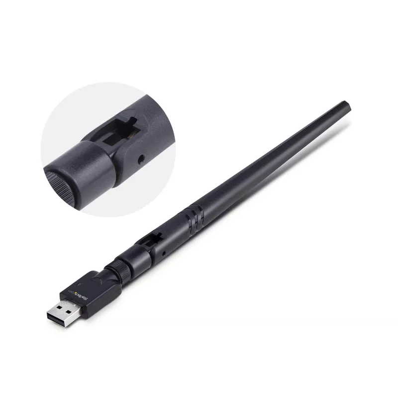 StarTech.com USB Bluetooth 5.3 Class 1 -adapteri PC:lle/kannettavalle, pitkän kantaman yhteys näppäimistölle, hiirelle, audion suoratoistolle ja PAN-verkkokäyttöön, Windows/Linux