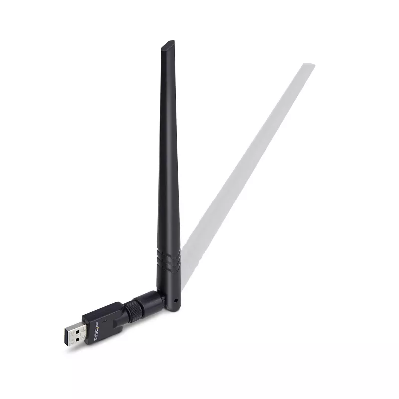StarTech.com USB Bluetooth 5.3 Class 1 -adapteri PC:lle/kannettavalle, pitkän kantaman yhteys näppäimistölle, hiirelle, audion suoratoistolle ja PAN-verkkokäyttöön, Windows/Linux
