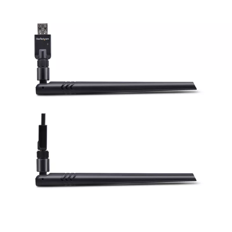 StarTech.com USB Bluetooth 5.3 Class 1 -adapteri PC:lle/kannettavalle, pitkän kantaman yhteys näppäimistölle, hiirelle, audion suoratoistolle ja PAN-verkkokäyttöön, Windows/Linux